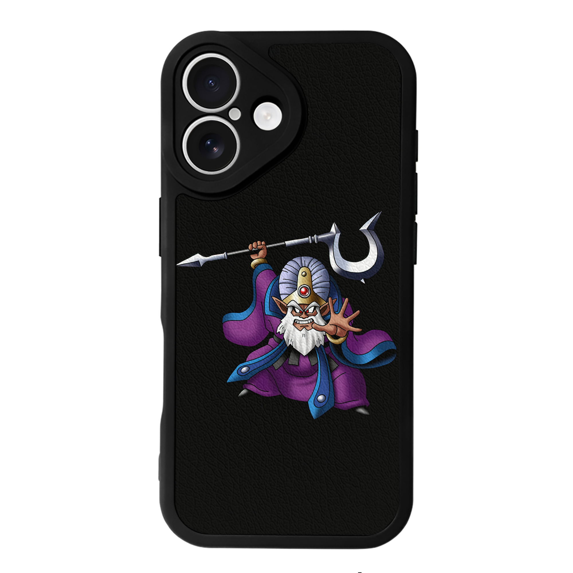 （画像用） ドラゴンクエスト Doragon Kuesuto Dragon Quest 【iPhone 16シリーズ対応】シリコンスマホケース（レザー調） 材質：シリコン